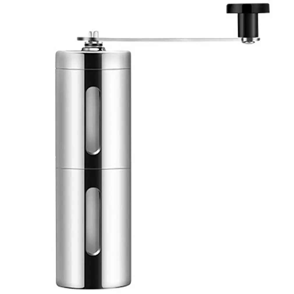 

Ручная кофемолка, ручная портативная кофемолка, регулируемая керамическая мельница для кофейных зерен, кухонные инструменты из нержавеющей стали