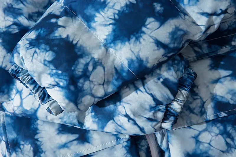 GONTHWID Tie Dye/толстая теплая парка со съемным капюшоном, куртки, хип-хоп хлопчатобумажные пуховики в повседневном стиле, парки, зимние пальто, уличная верхняя одежда