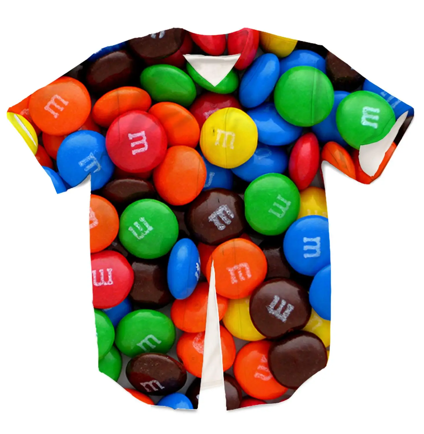 

Реальный американский размер, разноцветные пуговицы в форме шоколада, 3D сублимационный принт, пуговицы вверх, Джерси, Размер 3xl 4xl 5xl 6xl