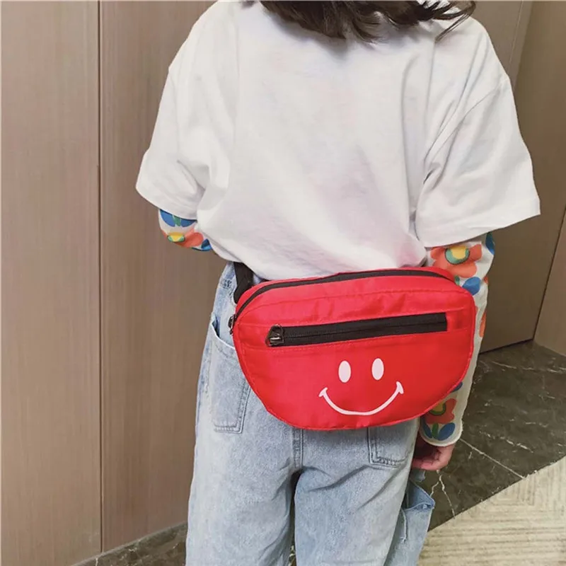 Детские забавные поясные сумки Маленькая нейлоновая нагрудная Сумочка с