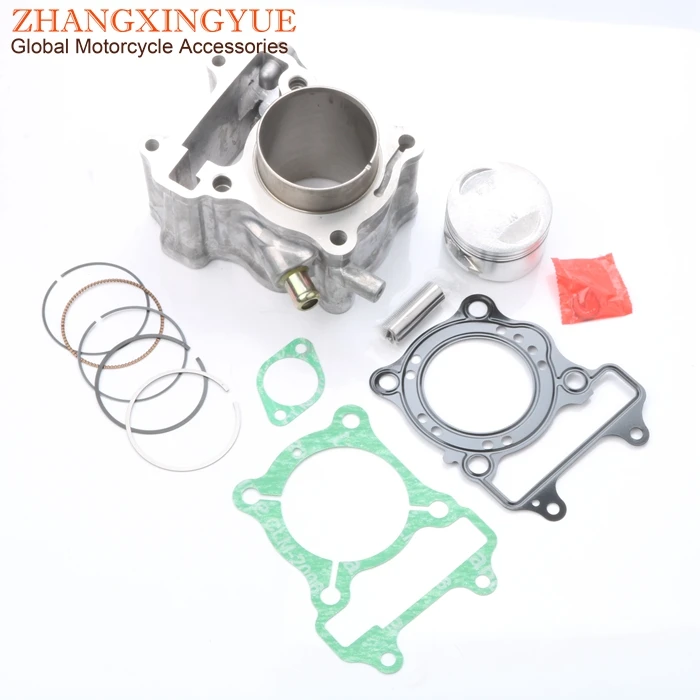 58mm Cylinder Kit 150cc поршневые кольца цилиндра комплект и прокладка цилиндра для Honda Sh 150 01-08 Nes Ps Pantheon 4T 150 58 мм/14 мм 100080440 - Цвет: 58mm Cylinder Kit