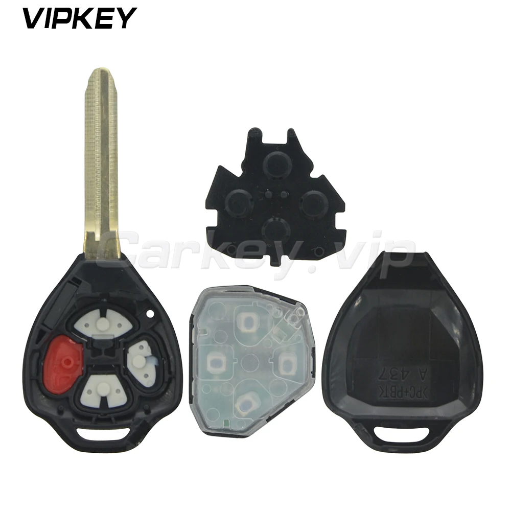 Дистанционный ключ TOY43 315 МГц 4 кнопки дистанционный брелок ID67 чип G для Toyota Camry
