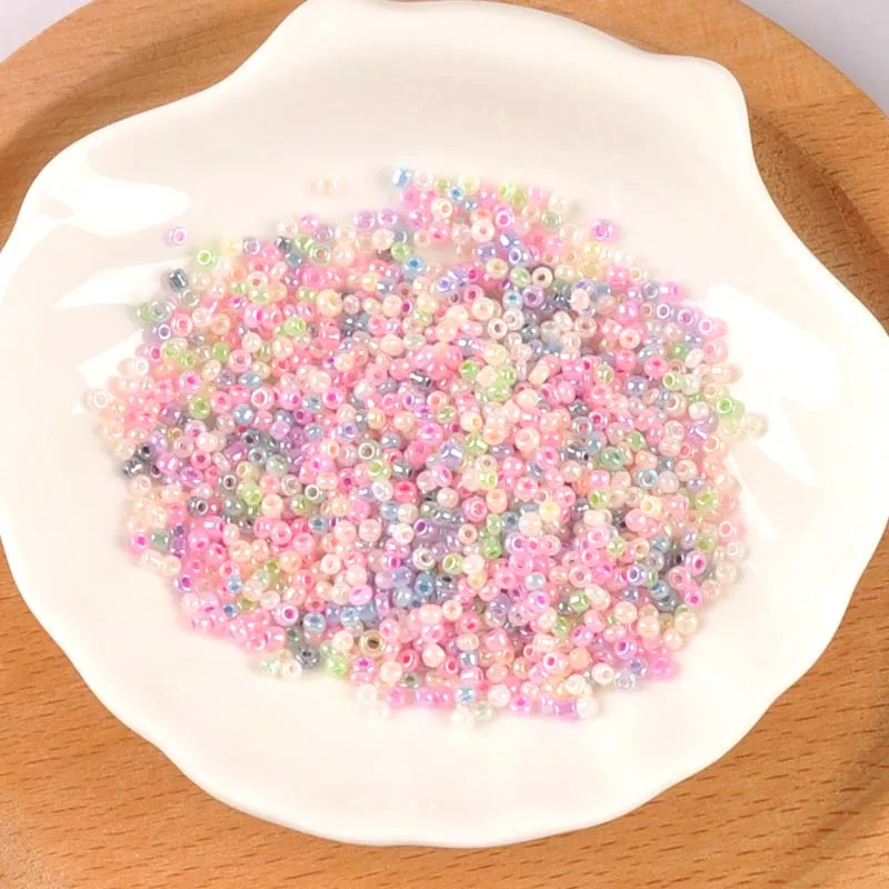 2/3 мм) бусины типа жемчужины перламутровый цвет Цвет Чешский Стекло круглые