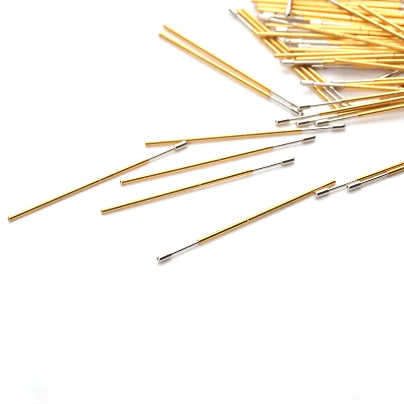 100 шт./упак. PL50-D2 большой с круглым носком весна Тесты Pin 0 68 мм внешний Диаметр 27 8