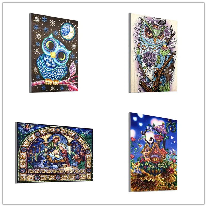 Алмазная живопись в форме животных цветов религиозная икона Сделай Сам 5D
