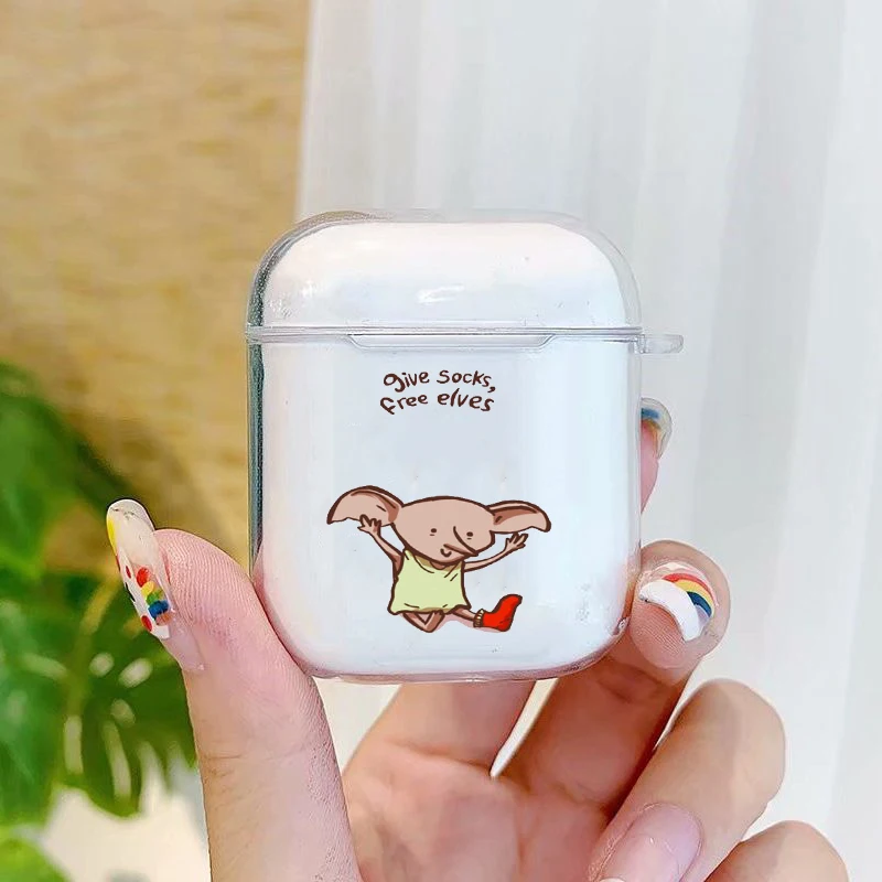 

New Cartoon Magic School Wireless Bluetooth Earphone Clear Transparent Soft Silicone Cases For Apple Airpods 3 2 1 Pro Cover