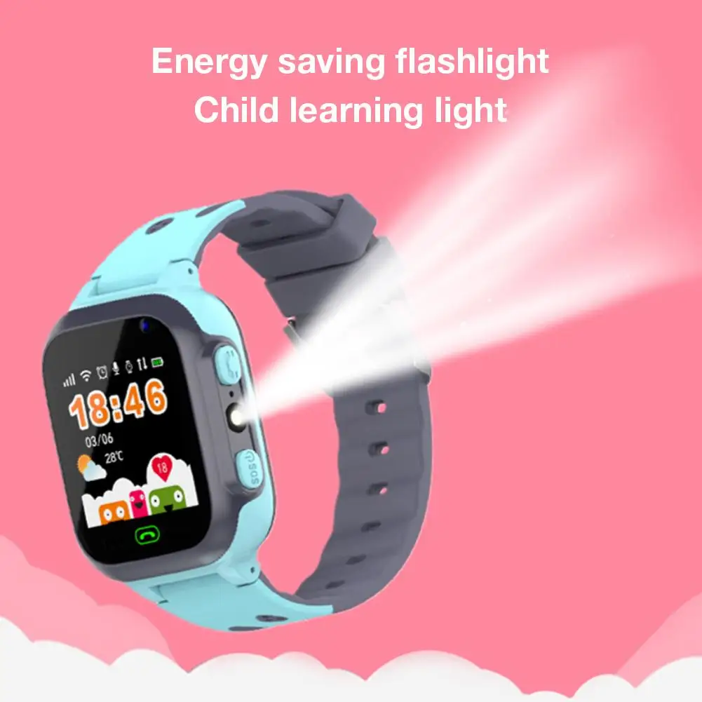 smart watch childrens watch with breathing light gps life waterproof phone watch card positioning about 1 44 inches free global shipping