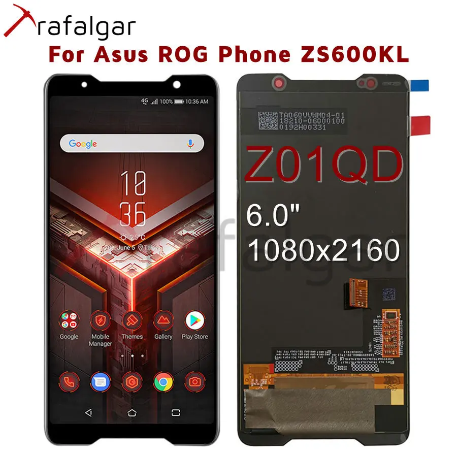 Z01QD дисплей для 6," ASUS ROG Phone ZS600KL ЖК-дисплей сенсорный дигитайзер для ASUS ZS600KL Замена ЖК-экрана