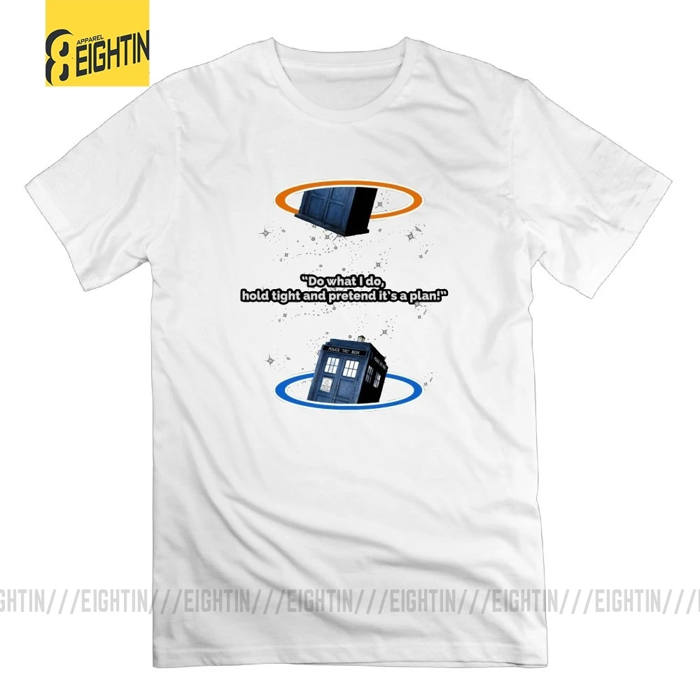 Breaking the Time Doctor Who Awesome футболки с круглым вырезом мужские футболки с коротким рукавом из очищенного хлопка летние футболки - Цвет: Белый