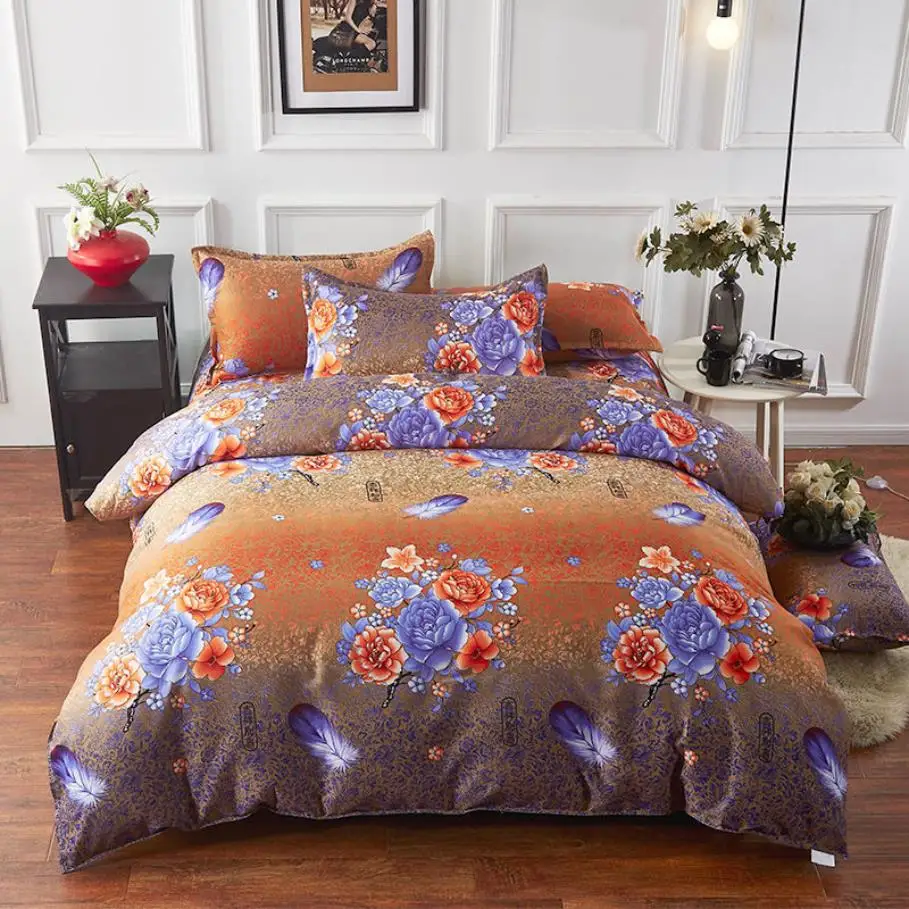 

Bohemian Style Duvet Cover Flower Cartoon Textile Bedding set Luxury Soft Skin-friendly Printed quilt (Not Including Pillowcase)