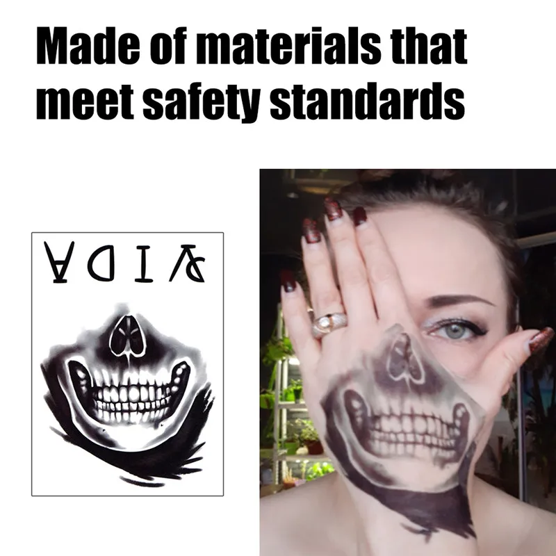 Водостойкая временная татуировка наклейка 10 шт. с цветком рук роза имитация флэш