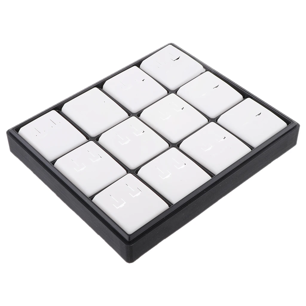 Пластиковая шкатулка для ювелирных изделий чехол поднос сережек и колец с