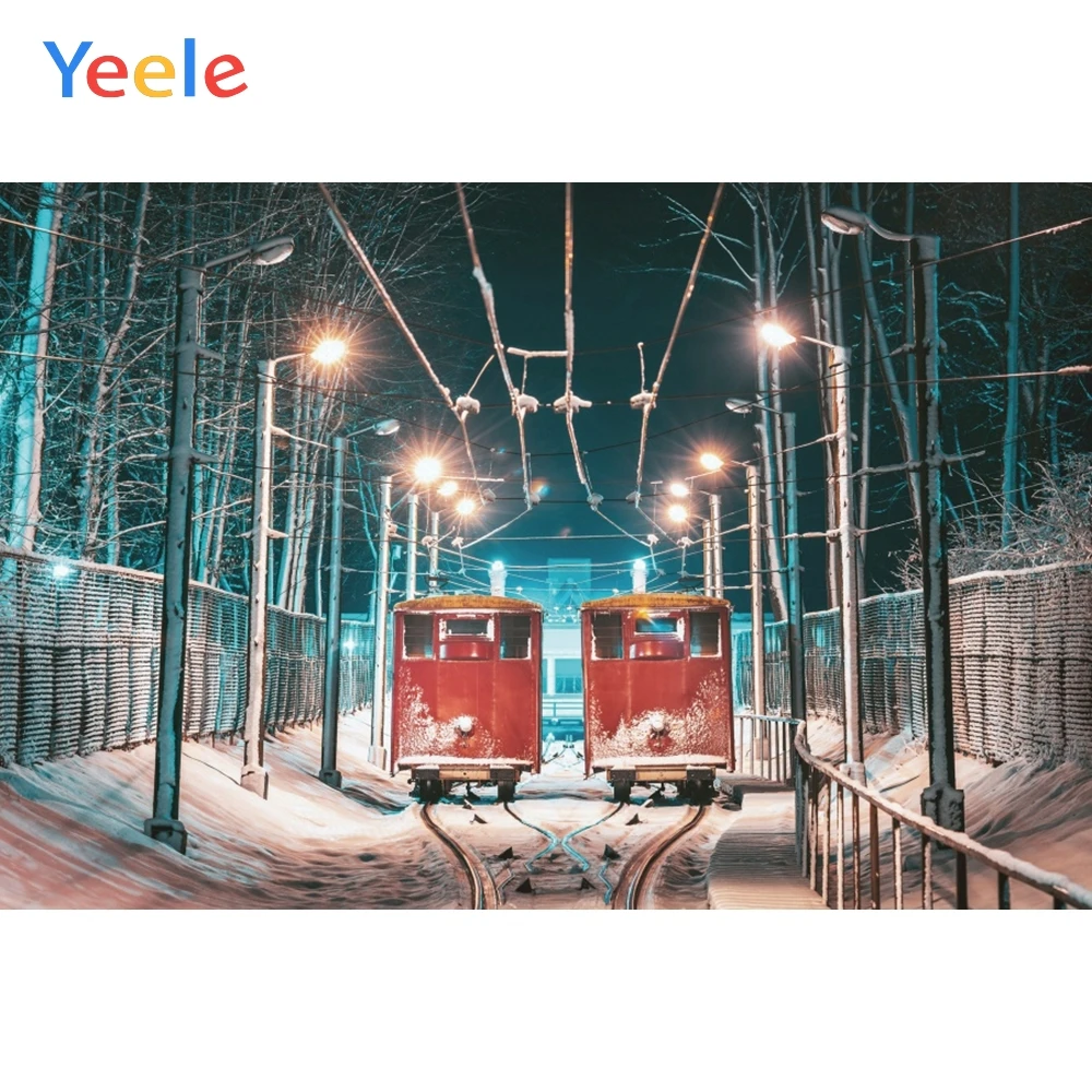 

Фон для фотографирования Yeele с изображением пейзажа, дороги, легкой стойки, поезда, персонализированные фоны для фотостудии