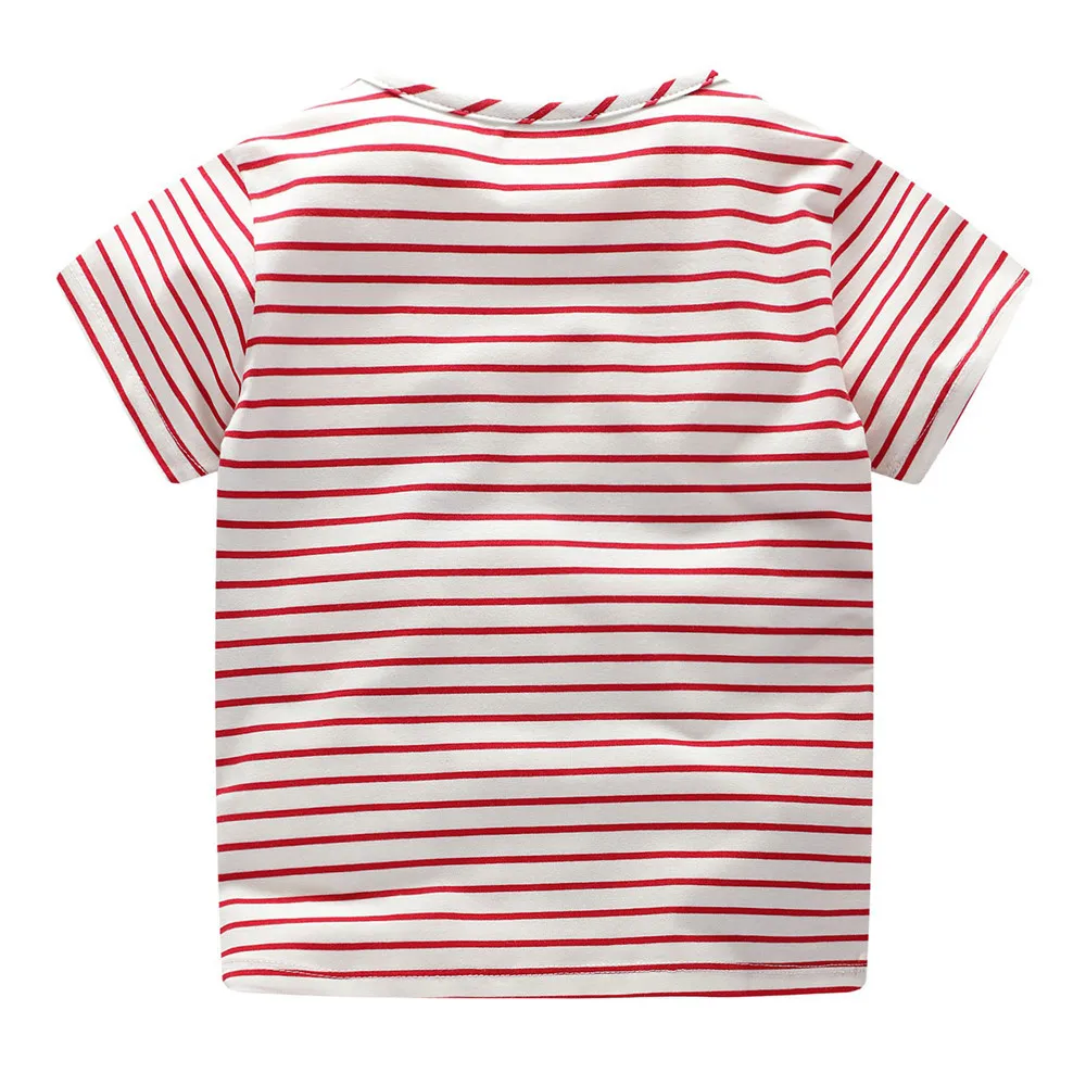 

New Arrival Summer Animals Print Baby T shirts Fashion Cotton Boys Girls Tops