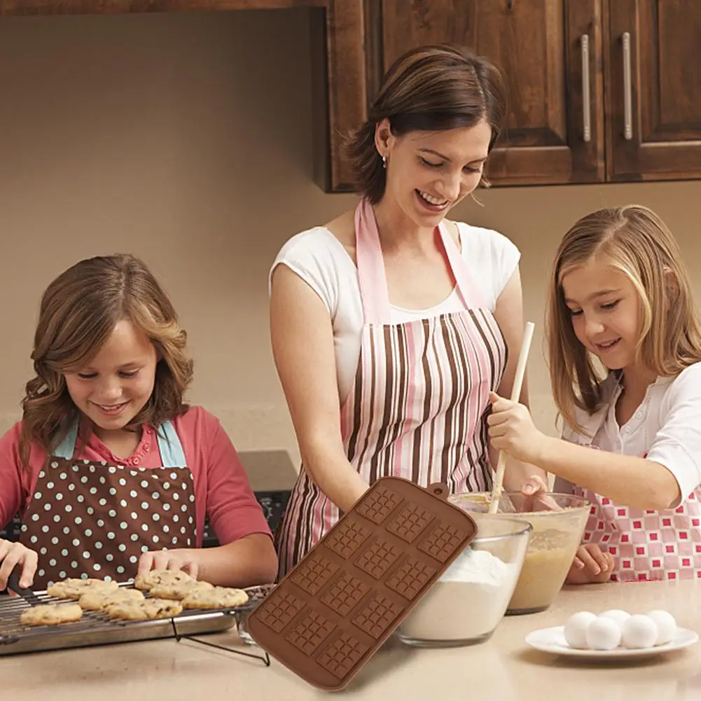 Силиконовые формы для шоколада оборудование выпекания 12 даже вафельного торта