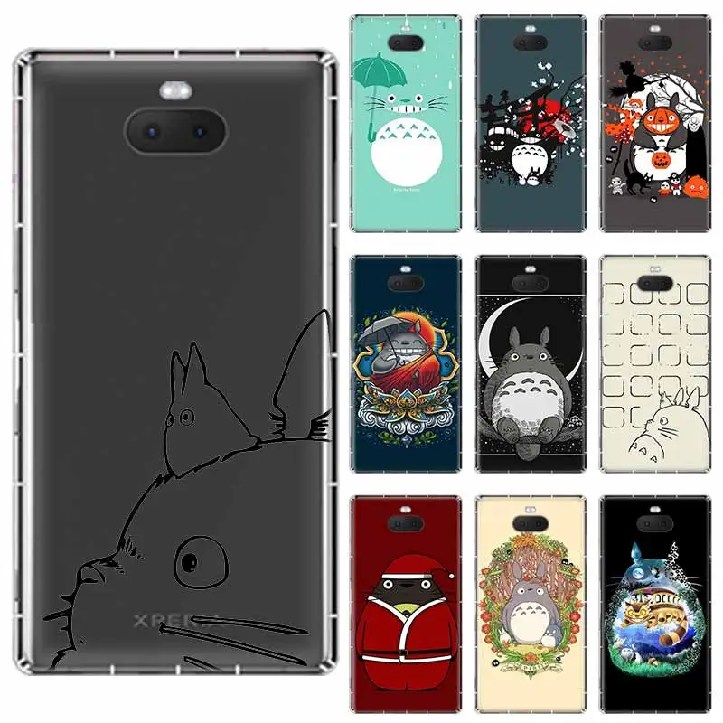 Мягкий чехол Totoro из ТПУ для Sony Xperia X XA XA1 XA2 XA3 XZ XZ1 XZ2 XZ3 XZ4 L1 L2 L3 Plus|Бамперы| |