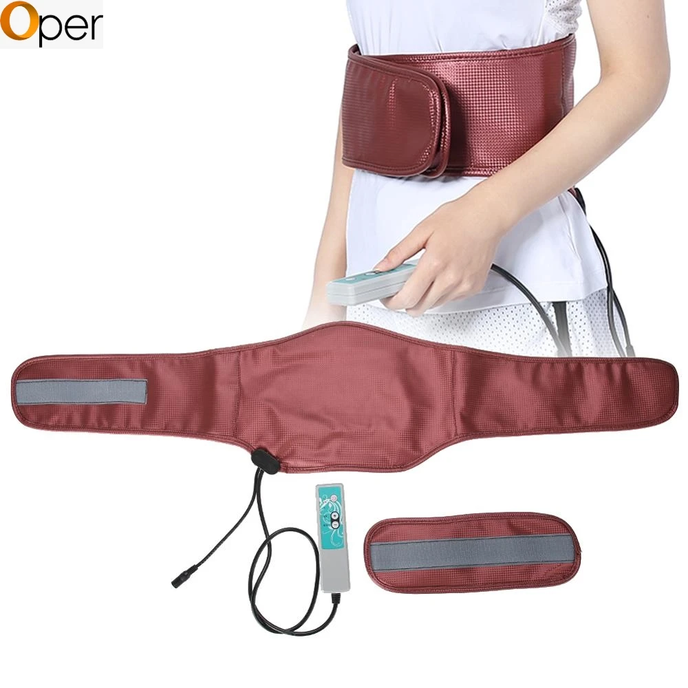 Электрический обогревающий поясной ремень инфракрасное тепловое лечение снятие