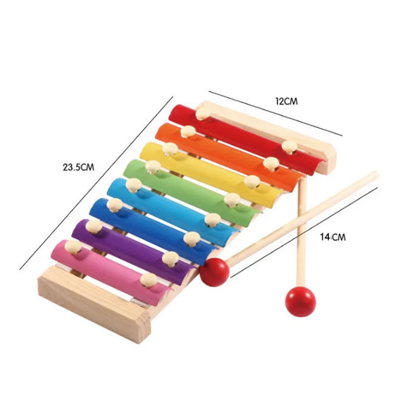 

Creative Hand Knocking Piano Music Instrument Kids Toys Eight-tone Small Xylophone Musical Instrument Baby Noise Maker Toy Gift
