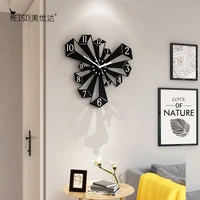 prism silent large wall clock modern design living room home decoration wall decor for room 2021 decorative acrylic art watch