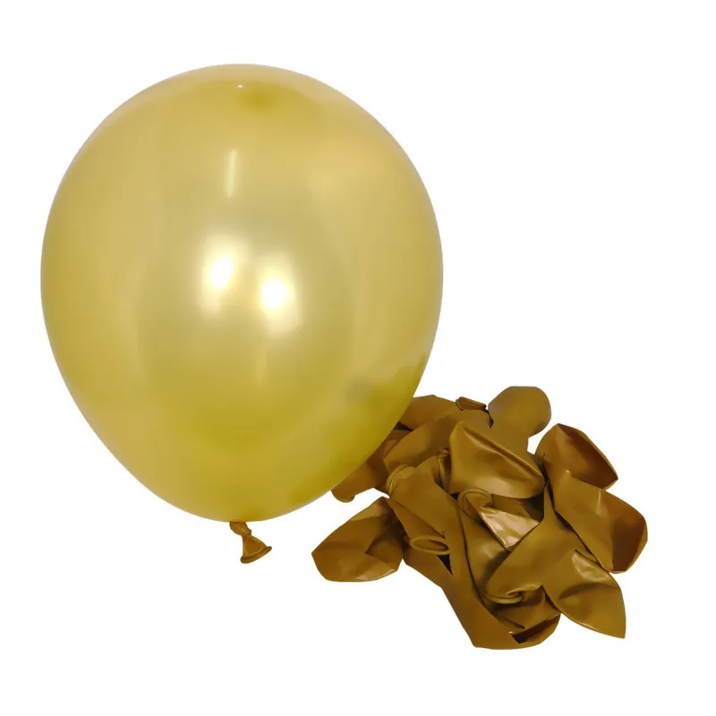 gold 30 шт. 2,3 г цвета: розовый, белый 2,8g прозрачные воздушные шары латексный гелиевый Happy День рождения наборы; детский душ свадебные туфли с украшением шарики - Цвет: gold
