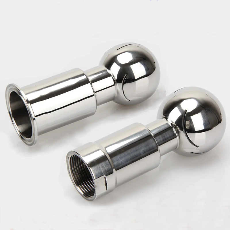 Шарик для чистки распылением 1 5 дюйма санитарная вращающаяся нержавеющая сталь