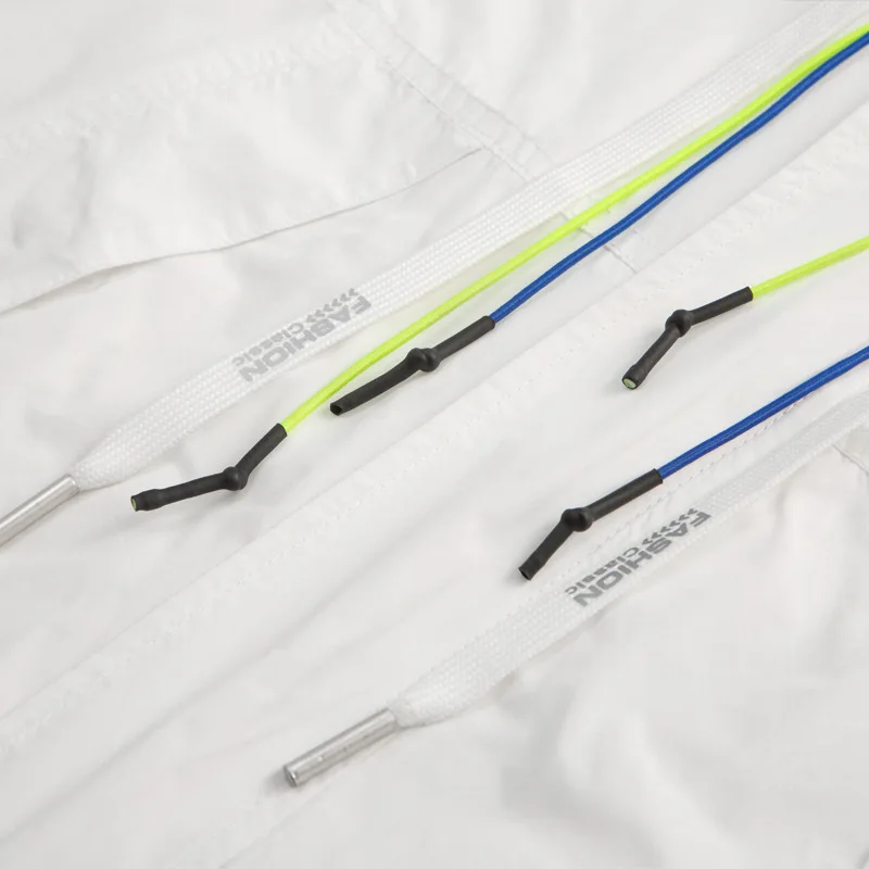 

Spring and summer 2021 new street popular logo contrasting colors draw rope together hat coat men's sun protection clothing