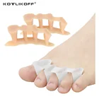 Мягкий силиконовый разделитель для пальцев ног для разделения всей детской ортопедической вставки вальгусной деформации