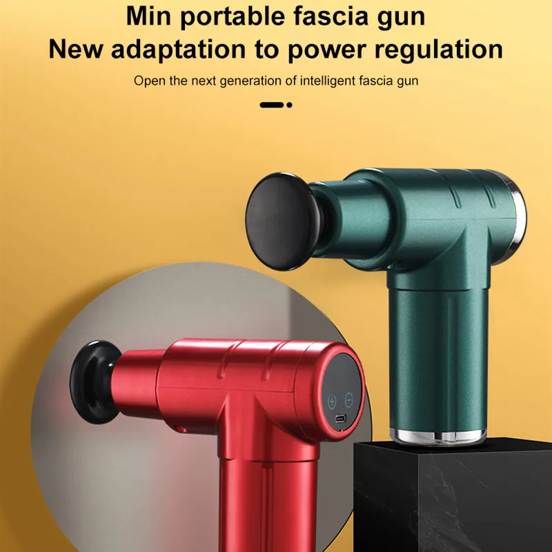 

New Massage Gun Muscle Meridian Massage Instrument Electric Fascia Gun Health Care Muscle Massage Lose Weight Creative TSLM