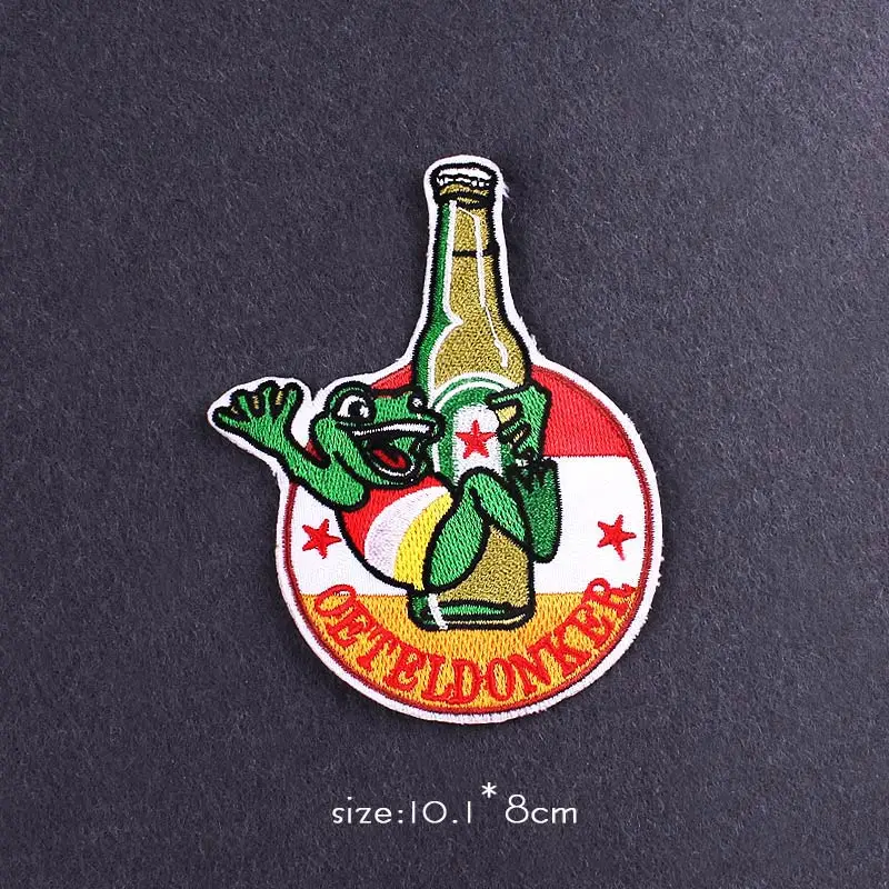 Патчи для вышивки Oeteldonk патчи утюга нашивки одежды Пепе патч вышитые наклейки на