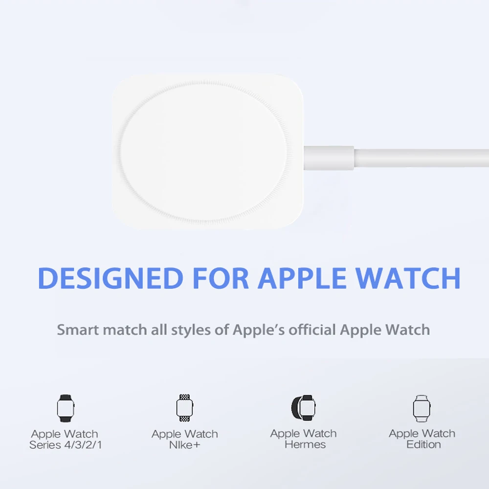 Магнитное зарядное устройство для Apple Watch USB Беспроводная зарядка 38 мм и 42 IWatch
