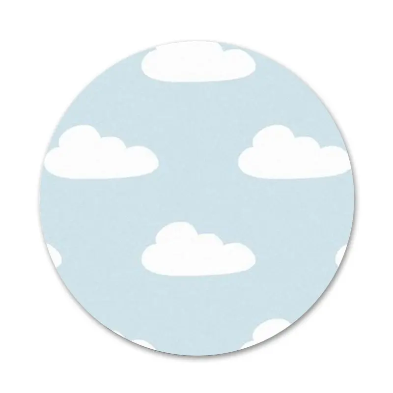 58 мм Белое Облако значок брошь заколка аксессуары для одежды рюкзак украшения