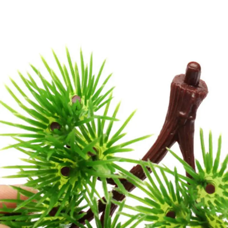 13 см пластиковая аквариумная сосна искусственный аквариумный бонсай