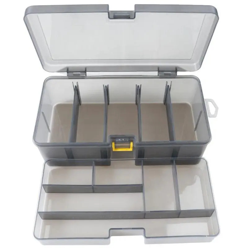 

Прочный пластиковый Слои Водонепроницаемый коробка для рыболовной снасти приманки для хранения Чехол Крышка, органайзер, контейнер, аксес...