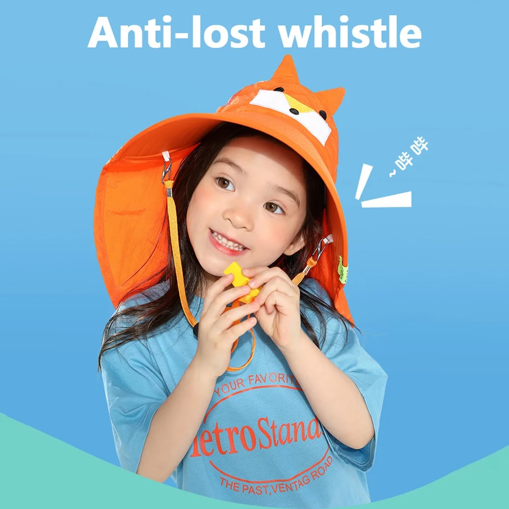 

Summer New Sunscreen Children's Sunshade Outdoors Travel Cute Small Yellow Duck Big Hoody Fisherman Caps