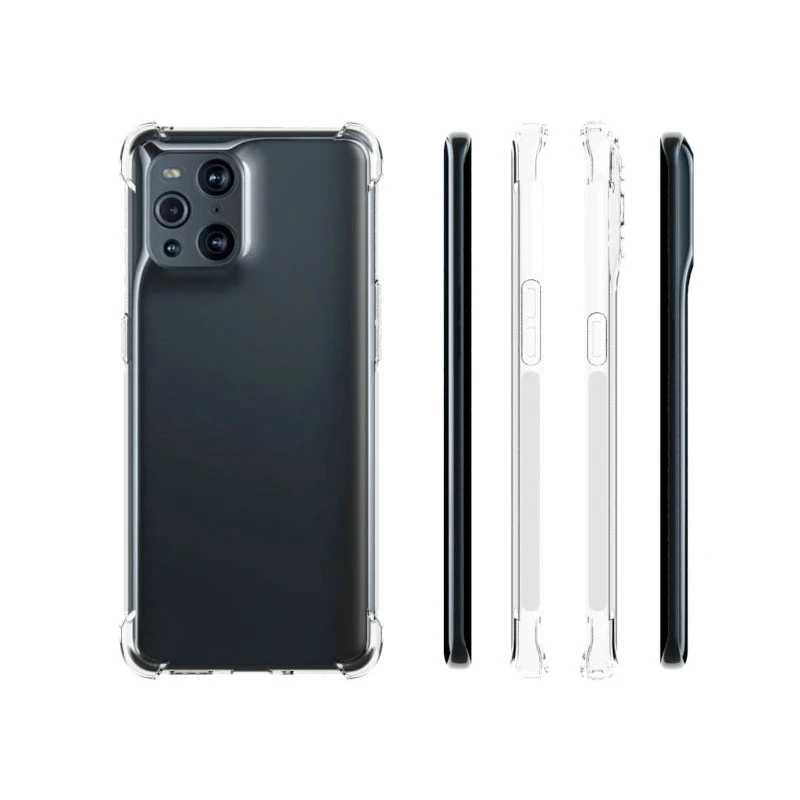 Чехол-накладка для OPPO FindX3 Find X3 Pro Neo Lite X3Neo X3Pro X3Lite мягкий прозрачный противоударный