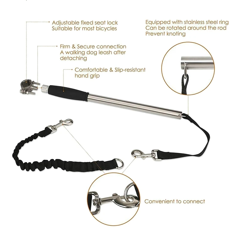 Руки свободный поводок собака велосипед тренажер Модель Встроенный буферный