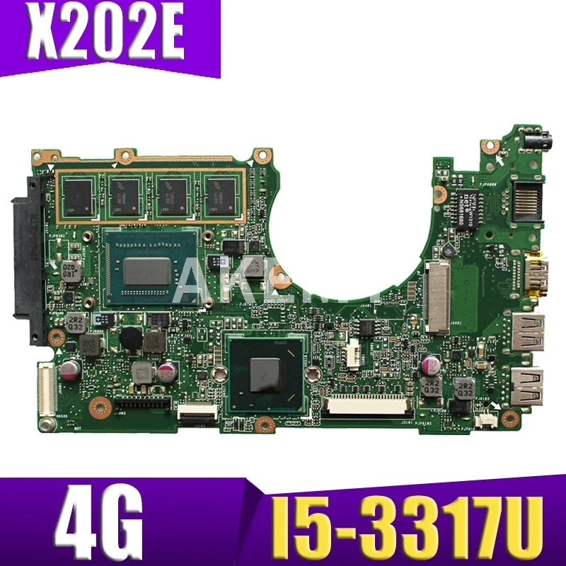 

For ASUS I5-3317U 4G/Memory X202E X201E S200E X201EP laptop motherboard tested 100% work original mainboard