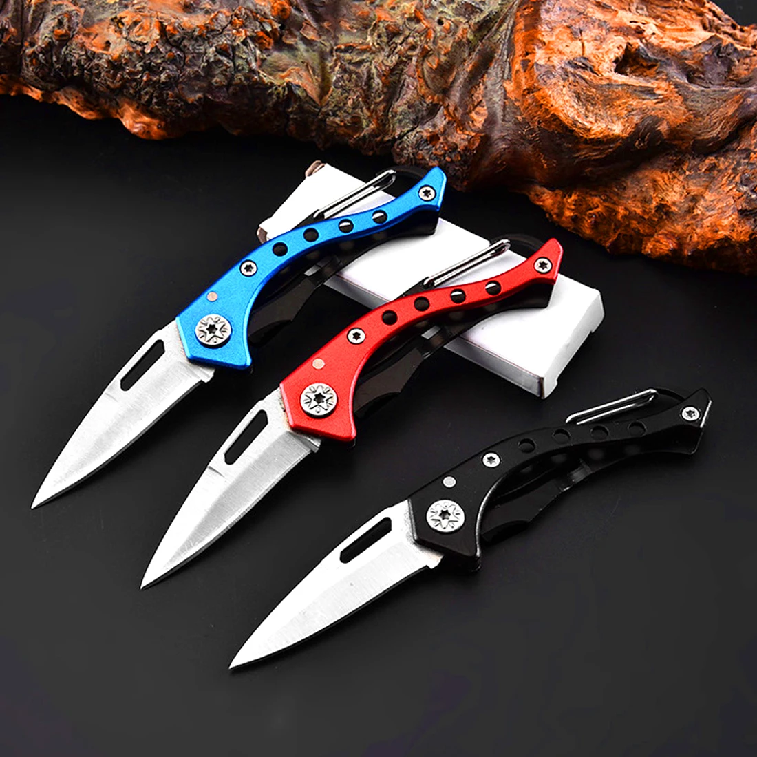 

Flexible Knife Survival Pocket Multifunctional Portable Key Chain Cutter For Folding Fruit Tool For Camping