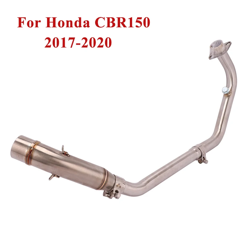 

Motorcycle Modified System Exhaust Front Link Pipe 51mm Diameter for Honda CBR150 2017 2018 2019 2020