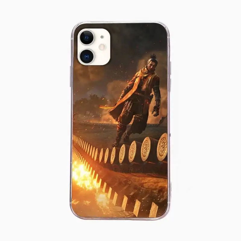 

Sekiro Phone Case For Iphone 5 SE 2020 6 6s 7 8 plus X Xr XS 11 12 Mini Pro Max Transparent Fundas Cover