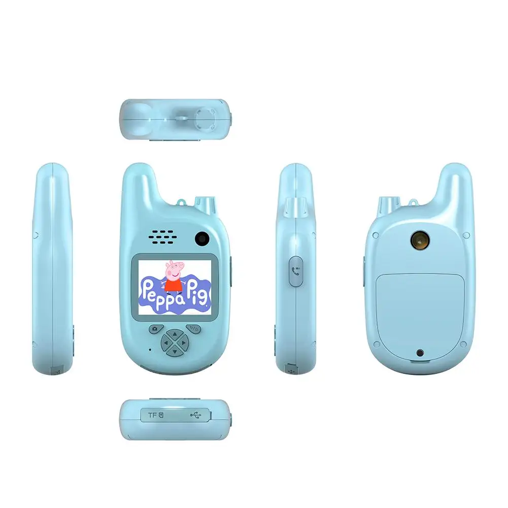 

Newest High Quality Children's Cartoon Camera Toys Walkie-talkie Cute Appearance Intercom Video Camera Toys Gifts For Kids
