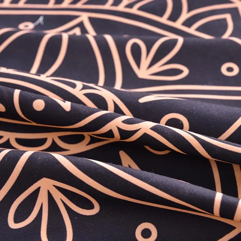 

40Bronze Mandala Bedding Sets Duvet Cover Queen / King Size Bohemian Luxury Bedding Home Decor