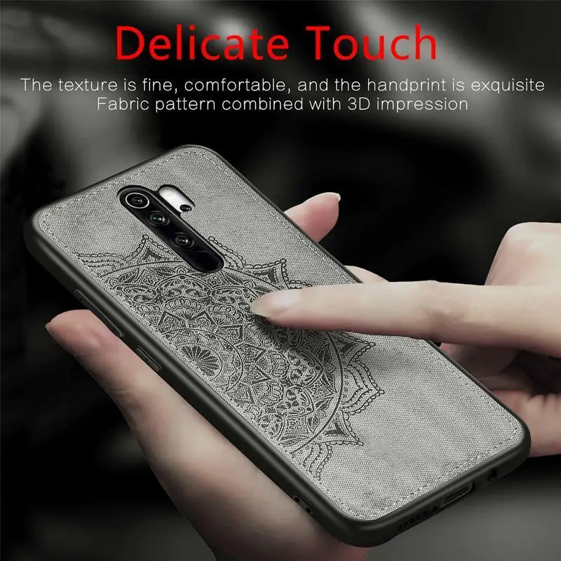 3D Mandala Painted Case on Redmi 7A 6A Note8/7/6 K20 For Xiaomi 9T 9 8lite CC9e A3 A2 Lite POCO-F1 Fabric Cloth Back Cover |