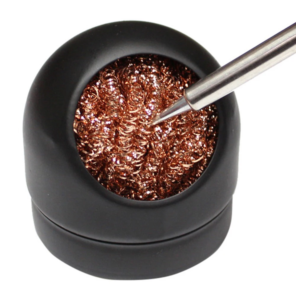 Щетка из медной проволоки с подставкой сварочный инструмент для очистки