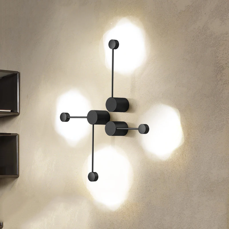 Современные светодиодные Настенные светильники Лофт Скандинавская железная