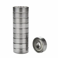 10pcslot stainless steel skate skateboard wheels silver bearings abec 7 608zz shafts bearings roller scooter ball bearings