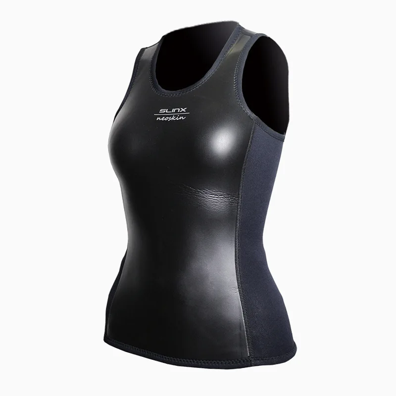 Женский неопреновый гидрокостюм 2 мм жилет на молнии формирователь тела топ