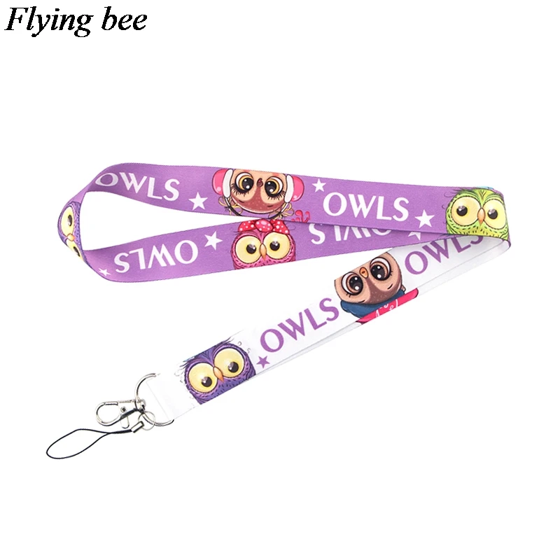 Flyingbee Совы животные брелок мультфильм милый телефонный шнурок женский модный
