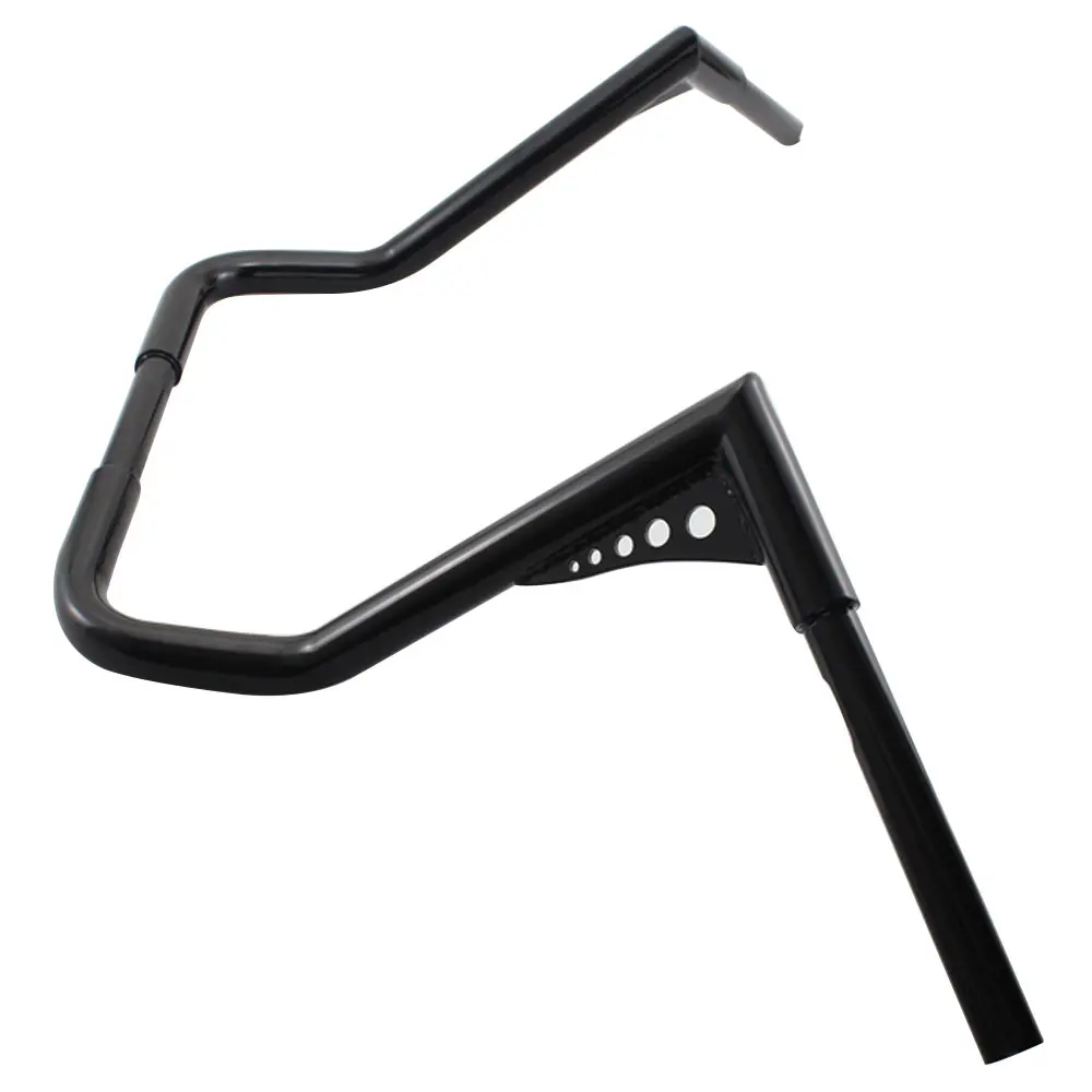 Черный 16 &quotRise Ape вешалка Руль управления для Harley Touring Electra Glide Dressers Baggers 82-Up Fat Bar 1&quot