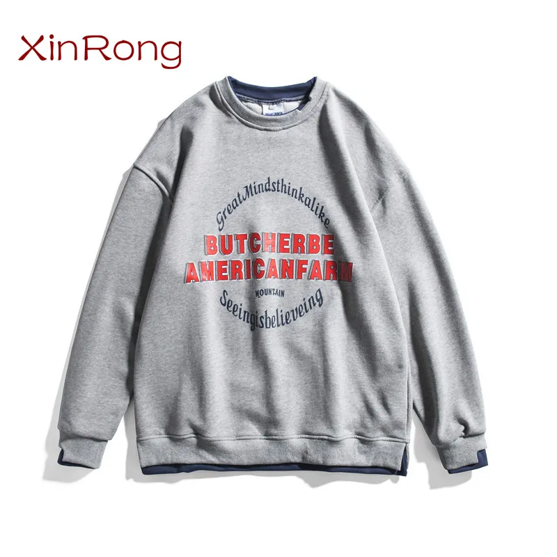 2021 spring men s casual bottoming shirt round neck pullover letter printing youth tide brand men s solid color jacquard sweater